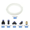 thumbnail image 4 of Uxcell 6mm OD 10M 1/8PT Pneumatic Nylon Tube Kit with 12 Pack Push to Connect Fittings White, 4 of 6