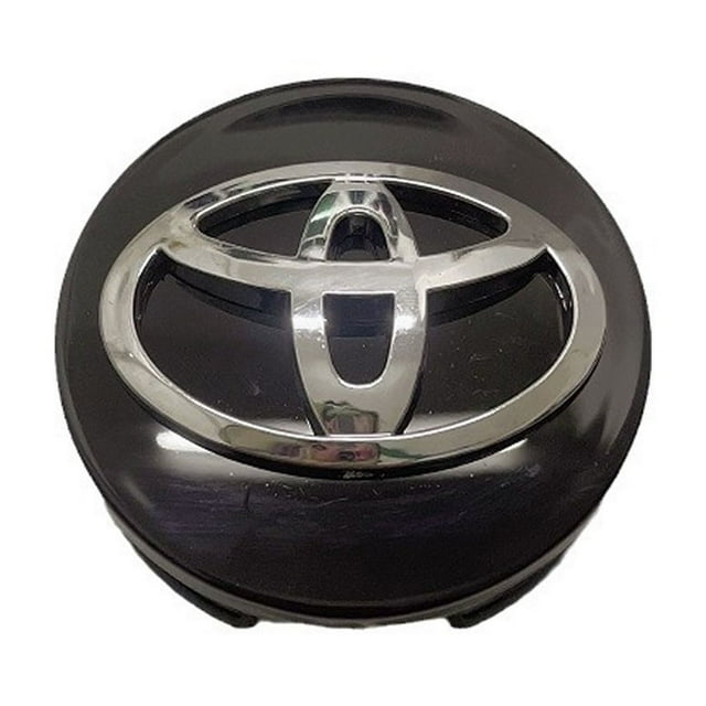 Tapacubos central de rueda de 62 mm para Toyota 4 con logotipo negro