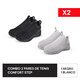 thumbnail image 1 of TENIS INTELIGENTES CONFORT STEP PACK 2 PARES BLANCO Y NEGRO CON TECNOLOGÍA HEXATEC, 1 of 4