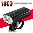 thumbnail image 1 of 1800LM IPX6 impermeable T6 LED bicicleta faro recargable MTB bicicleta lámpara delantera Tmvgtek 4qq2wj3wu1ue8ws0, 1 of 9