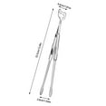 thumbnail image 3 of Stainless Steel Kitchen Tongs - Heat Resistant, Non-Slip Grip, Multi-Purpose (Cooking/Grilling/Buffet), Easy to Clean/Store, Suitable for Indoor/Outdoor Use, 3 of 6