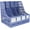 Blue, variant on SAYEEC Vertical File Holder 4-Compartment Vertical Desktop Document Organizer for Home, Office, Gray