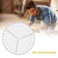 thumbnail image 4 of Peggybuy Acrylic Round Center Finder Compass Circle Cutter for Wood Turners Lathe, 4 of 5