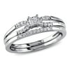 Everly Women's Diamond Sterling Silver Bridal Set