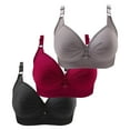 thumbnail image 6 of Full Figure Bras for Women Plus Size Wireless Support Bras Full Coverage High Support Sports Bras Everyday Bras for Women No Underwire Support Minimizer Bras, 6 of 6