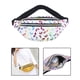 thumbnail image 5 of Riñonera Hugo impermeable con 2 bolsillos con cremallera Blanco, 5 of 9