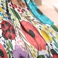 thumbnail image 3 of Pioneer Flower Floral Print Pattern Blanket,Comfortable Soft Flannel Throw Blanket,All Season,Warm Lightweight Blankets for Sofa Bed Couch Living Room Chair,30"x40", 3 of 4