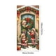 thumbnail image 3 of Linnome Santa Claus Pattern Christmas Door Cover 35x71 Inches, Festive Holiday Door Decoration for Home and Parties, 3 of 6
