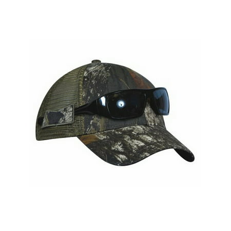 KC Caps Men's Realtree Camo Camouflage Hat with Sunglasses Holder [US Patented]