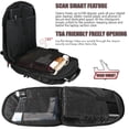 thumbnail image 4 of Mochila YOREPEK 50L para hombres Con Puerto De Carga USB Negro, 4 of 4