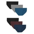 thumbnail image 1 of Hanes Bikini Comfort Flex Fit pour Hommes Assorti Lot de 6, TG, Assorti, 1 of 4