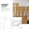 thumbnail image 5 of Simple Style Door Back Hanger Storage Hook Multipurpose Space Saving No Drilling Steel 1pc, 5 of 6