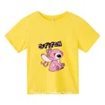 thumbnail image 4 of Camiseta de anime kawaii stitch para niños, camisetas de verano para niños, camisetas casuales de múltiples dibujos animados para niñas, camisetas de manga corta, 4 of 4