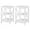 White, variant on XiHuaZhaoChen End Tables Set of 2, 3-Tier Side Tables with Storage for Living Room, Sturdy X Design Wooden Large Sofa Side Table Storage Cabinet with Shelves, 16x16x24’’(LxWxH), White