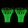 thumbnail image 1 of Red de baloncesto Glow in Dark, 2 unidades, nailon, 21 pulgadas, antilátigo, 1 of 8