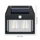 thumbnail image 3 of Aplique solar de pared con sensor de movimiento, IP65, luz cálida, encendido automático al anochecer, resistente al agua, ideal para jardín, terraza, con estructura metálica.,Wsvlmg, 3 of 9