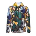 thumbnail image 7 of Mha Boku no Hero Teenager Hoodies Shirt Zipper Sweatshirts Hooded Hoody Clothes Coat For Boys Girls, 7 of 7