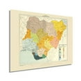 thumbnail image 3 of HISTORIX 1967 Republic of Nigeria Map Vintage Poster Wall Art Print, 18 x 24 Inch, 3 of 3