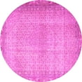 thumbnail image 1 of Ahgly Company Indoor Round Persian Pink Traditional Area Rugs, 7' Round, 1 of 4