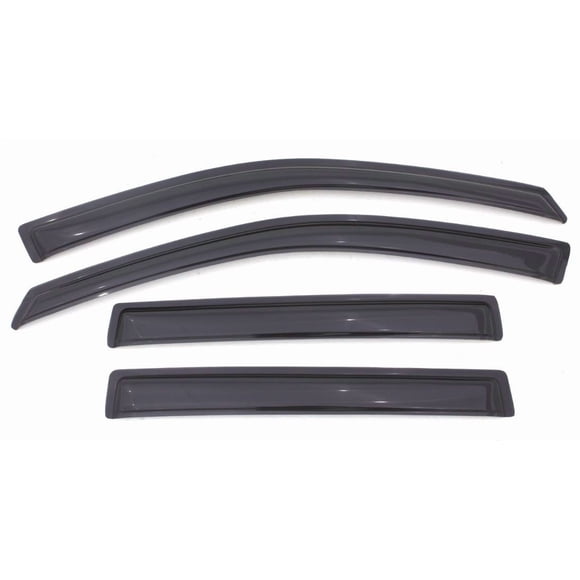 Convient 2011-2017 Jeep Compass Auto Ventshade Rainguard 94540 Pare-Vent; Design Aérodynamique; à Coller; Fumée; Acrylique; Ensemble de 4