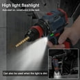 thumbnail image 2 of Zootealy 16.8V Cordless Drill Driver Set with 2-in-1 Functionality | Multi-Functional Brushless Screwdriver | 45Nm Torque | LED Light | Cooling System | Home Furniture Installation | Car Electronics, 2 of 7