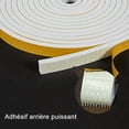 thumbnail image 2 of Junta para puertas y ventanas Junta adhesiva Puerta Entrada Ventanas 2 rollos Junta aislante de espuma de goma 12 mm x 6 mm x 4 m A prueba de viento Masilla a prueba de golpes Manija de pared d, 2 of 5
