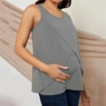 thumbnail image 2 of Celivon Womens Maternity Nursing Tank Top Summer Sleeveless Crewneck Breastfeeding Cami Vest Top Flattering Comfy Pregnancy Clothes, 2 of 8
