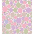 thumbnail image 3 of Ambesonne Pastel Duvet Cover Sets, Geometric Polka Dots, 2-Twin, Rose Pale Pink and Green, 3 of 4