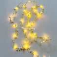 thumbnail image 3 of Guirnalda de luces LED con pompones de colores, cadena de luces con batería de microalambre de cobre para mesa, boda, fiesta, decoración del hogar, 3 of 4