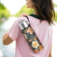 thumbnail image 6 of 20 Oz Pioneer Flower Coffee Tumbler Double Wall Insulated Stainless Steel Water Bottle | Metal Reusable Thermoses Flask with Cup Cap | Leak & Sweat Proof with Anti-Dust Lid, 6 of 7