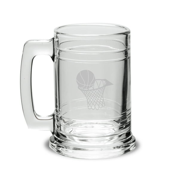 Basketball Hoop 15oz Deep Etched Colonial Tankard