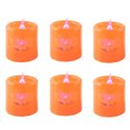 thumbnail image 1 of Paquete de 6 velas ligeras de Halloween, luces LED con pilas, sin llama, para Halloween, 1 of 5