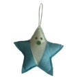 thumbnail image 3 of Decoración Colgante de Navidad Estrella Forma de Calcetín Decoraciones para árboles de Navidad Estrella azul, 3 of 6
