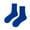 Dark Blue, variant on Polyester Spandex Socks for Women Brown Solid Color Women's Medium Tube Light And Thin Spring Summer Candy Colored Multi Four Season Soft