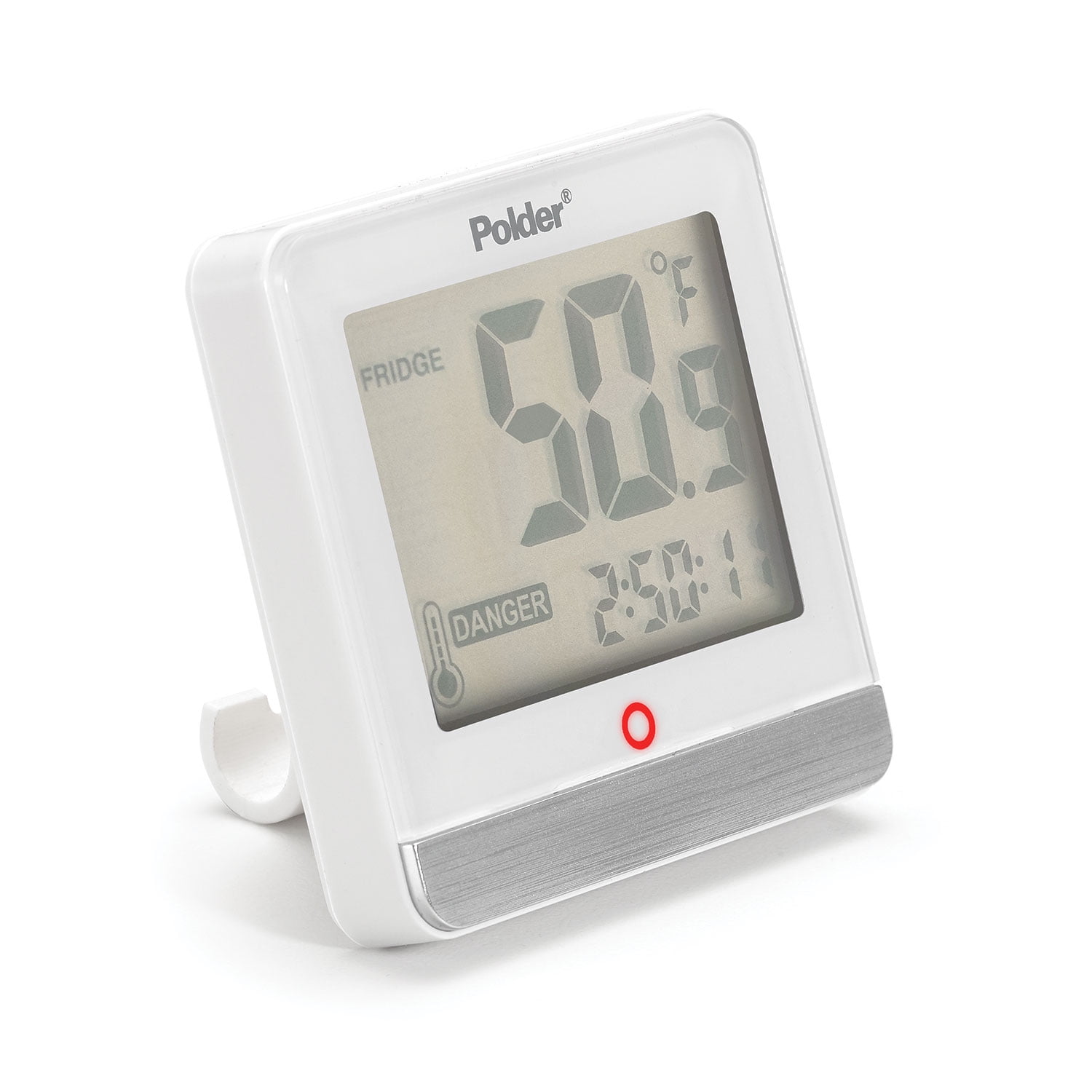 Polder Digital Refrigerator and Freezer Thermometer, White Walmart