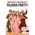 thumbnail image 6 of Big Feet Pajama Co. Girls’ Pink Fleece Footed Pajamas – Cozy One-Piece Sleepwear, Anti-Pill, Moisture-Wicking, Sizes Child to Tween, 6 of 6