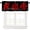 Style-7, variant on Rose Window Valance Curtain,Black Background Men and Women Valentine''s Day Romantic Bedroom Living Room Kitchen Decoration Curtain 1 Panel 54" x 18"