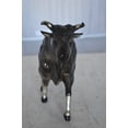 thumbnail image 4 of Nifao Trotting Bull Bronze Statue – Home Decor Sculpture, 13"L x 3"W x 10"H, 4 of 11