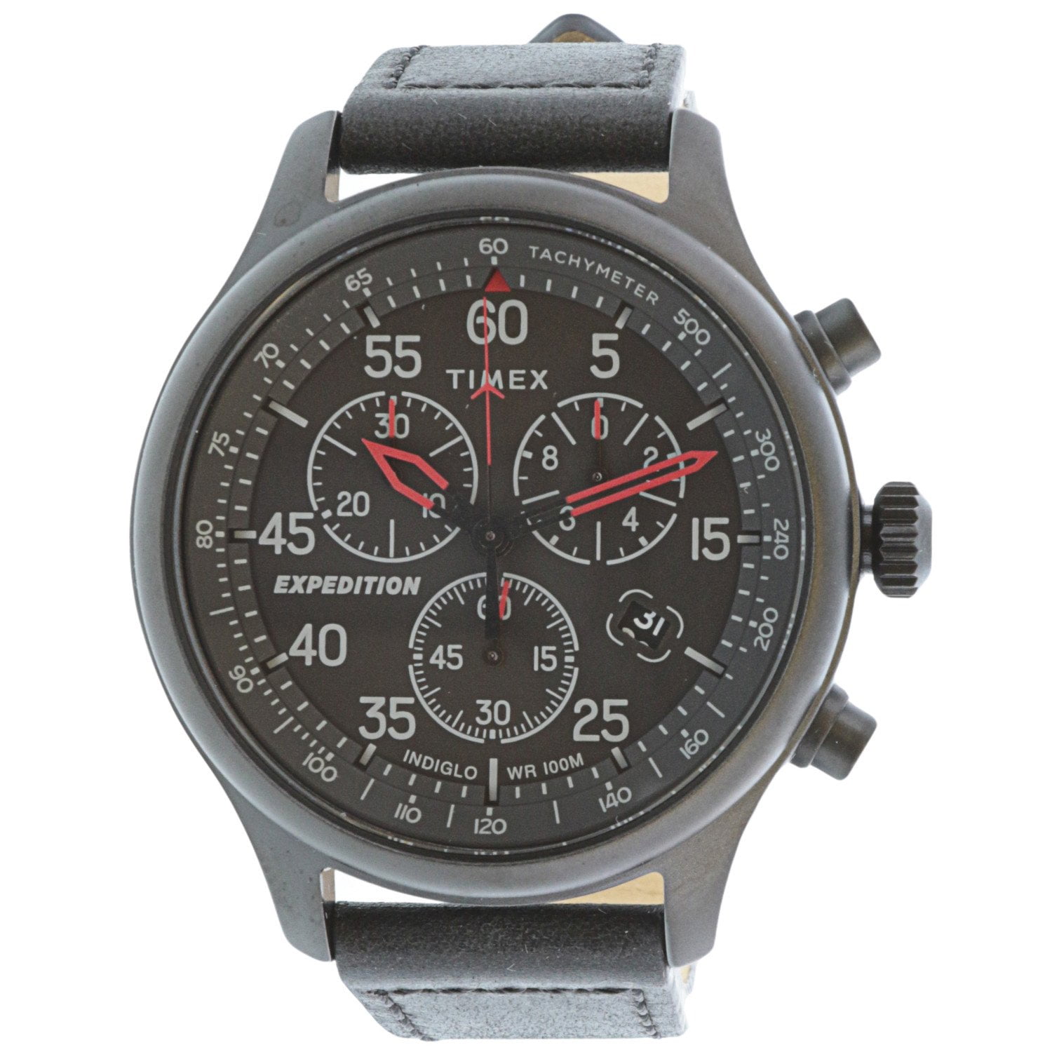 Timex Men's Expedition Field TW2T73000 Black Leather Quartz Fashion Watch | Walmart Canada