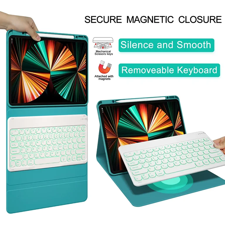 Apple iPad Pro 12.9” 2022/2021/2020, Keyboard Folio Case with