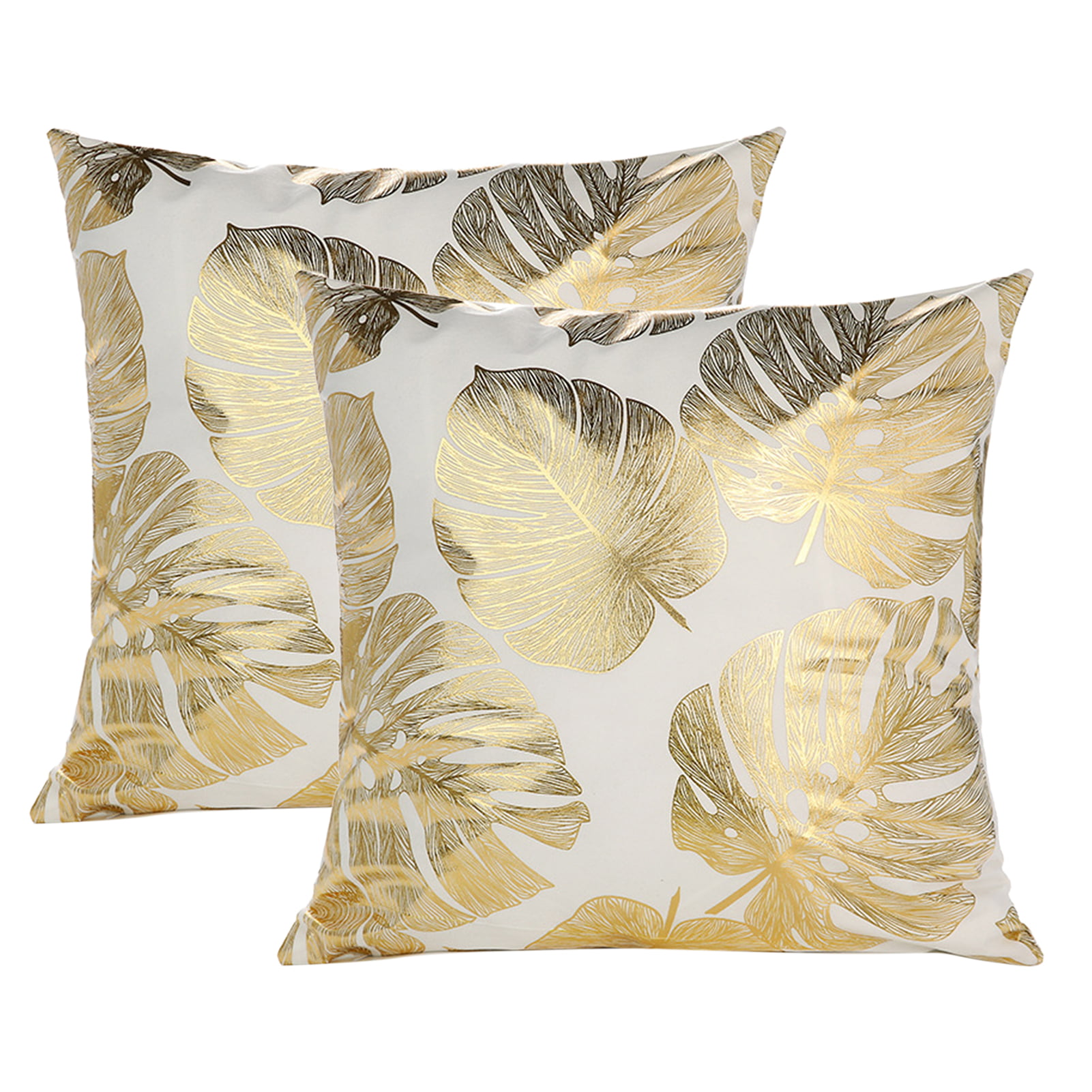 Gold Foil Pillow Cover 20x20 Decorative Pillow Glam Pillow Pillows Decor Metallic Pillow