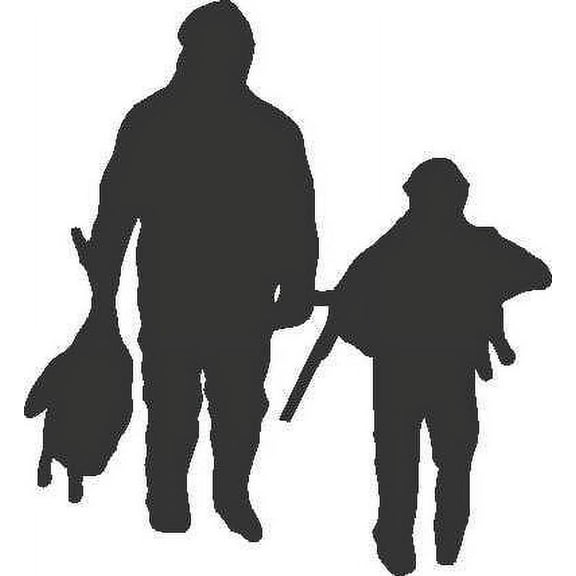 Custom Wall Decal Geese Bird Duck Hunters 16"X20" - Hunting Outdoor Sports Hobby Picture Art - Boys Room Sticker Vinyl Wall Decal