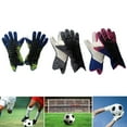 thumbnail image 2 of Goalkeeper Gloves Strong Goalie Soccer Glove Football Gloves with Finger Support, 2 of 13