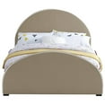 thumbnail image 7 of Meridian Furniture Brody Full Velvet Upholstered Bed in Beige, 7 of 7