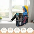 thumbnail image 6 of Demon Slayer Wearable Blanket Cloak Arctic Velvet Hooded Blanket Soft Fuzzy Hoodie Blanket Cape for Adults Kids 60"x80", 6 of 8