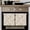Off-White, variant on Black Cow Skull 1 Pack Kitchen Towel, Water Absorbent Dish Towel, Southwestern Vintage Cowboy Boots Decorative Hand Towels - Quick Drying Cloth for Cooking Baking, 18x28 Inch