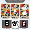 thumbnail image 3 of Yayeee Blank Wall Plate Cover 1-Gang 4.5"x2.7" Home Unused Decorative Outlet, Floral Pattern, 3 of 7