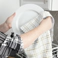 thumbnail image 4 of RITZ Royale Collection 100% Combed Terry Cotton, Oversized Kitchen Towel Set, 2-Pack, Check, Straw, 4 of 6
