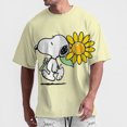 thumbnail image 3 of Camiseta de Snoopy y Peanuts para hombre y mujer, camiseta de Flying Ace, ropa 3D, novedad, camiseta de manga corta con cuello redondo, camiseta gráfica para niños, 3 of 5