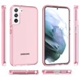 thumbnail image 4 of Slim Clear Case for Samsung Galaxy S22 Plus, High-Transparency Military Grade Soft Silicone Shockproof Drop Resistant Non-Yellowing Anti-Scratches Lens Protection Thin Fit Case, Pink, 4 of 7
